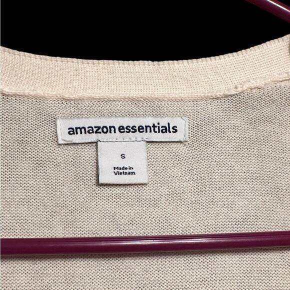 Amazon Essentials Size Small Light Peach V Neck Cardigan - Picture 6 of 6